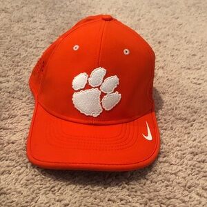 Nike Clemson Hat with White Paw Design